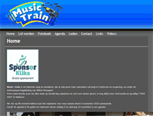 Tablet Screenshot of music-train.nl